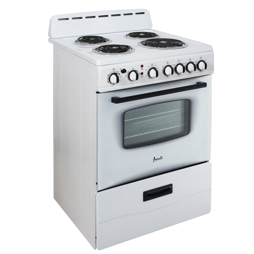 Avanti 24" Electric Range, white